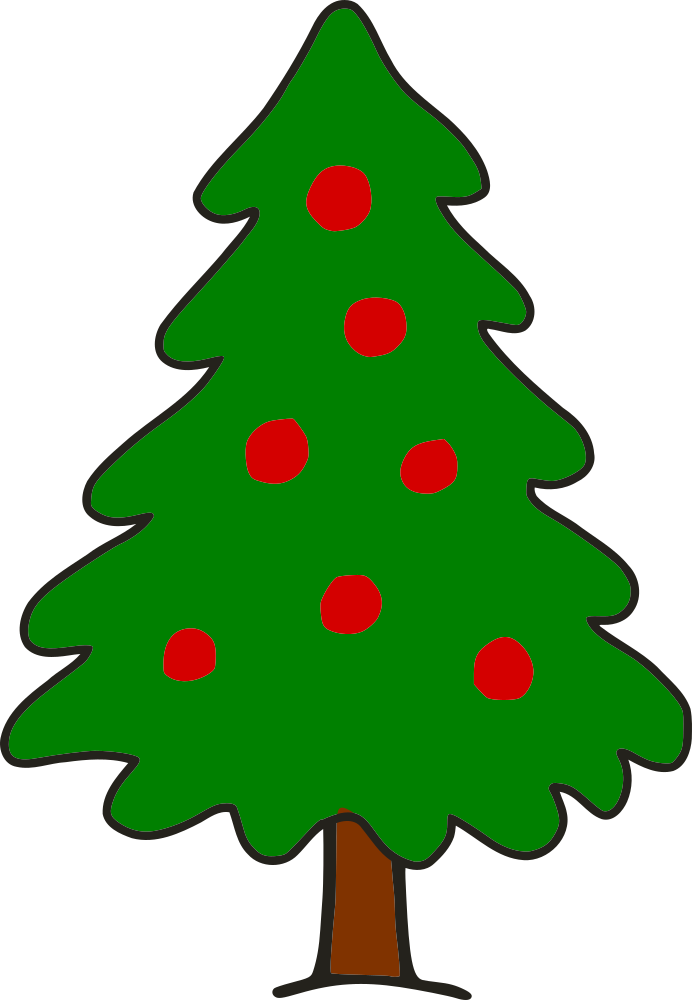 OnlineLabels Clip Art - Simple Christmas Tree